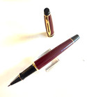2000s Burgundy Waterman Expert Rollerball Pen  Gold Trim Near Mint   Made Paris