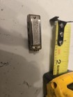 Playable Hohner Mini Harmonica Key Of C Model   38-c In Blue Plastic Storage Box
