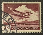 Travelstamps  1930 Czechoslovakia Stamps Scott  c10 - 3kc Air Mail Used
