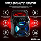 Bluetooth Speaker Mini Portable Aux Sd tf Fm Radio Indoor Outdoor Party Lights