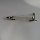 Antique Vintage Authentic Automobile Crystal Bud Vase W  Rare Hardware Bracket