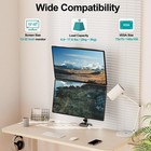 Mount Pro Vertical Dual Monitor Mount  Stacked Monitor Stand For 2 Computer S   