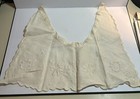 Vintage Antique Victorian Handmade Cotton Lace Collar Trim Scalloped Floral 20s