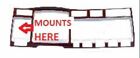 Dash Panel Trim Left Side Visor Chrome Plastic For Kenworth 2006  W900 T800 T660