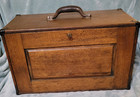Vintage Antique Craftsman 8-drawer Wood Wooden Machinist Tool Box Chest  read 