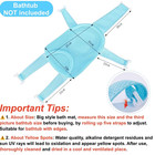 Baby Bath Support Mesh Pad Newborn Bath Tub Seat Net Non-slip Baby Tub Mat Float