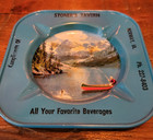 Stoner s Tavern 1960 s Hippie Metal Ashtray Retro Vintage Fly Fishing Beer Decor