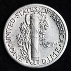 1935-s Mercury Silver Dime Au Free Shipping 