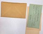 1959 Proof Set Envelope   Inserts Only  no Coins  Qty 1 No Writing   Markings