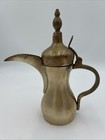 Vintage Dallah Mid East Bedouin Coffee Pot Copper Brass 1900-1940