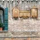 Wooden Castle Bat House With Curtain Wall - 2 Chamber  Brown 