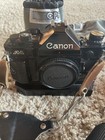 Vintage Canon A-1 Camera Lot   Lenses Huge Bundle - See Photo Untested A1