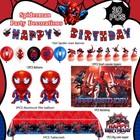 Spider Man Party Decorations Marvel Party Supplies Balloons Tablecloth Backdrop