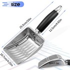 Newgf Stainless Steel Cat Litter Scoop metal Cat Litter Scoop kitty Metal Sco   