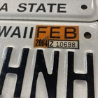 3- Hawaii Motorcycle License Plates Sequential Consecutive 988hnh-990hnh -a61