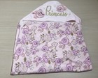 Gerber Baby Girl s  Terry Bath Pre Owned Floral Hooded Towel No Washcloths