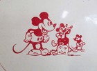 Vintage Disney Mickey Mouse Child s Plate European Enamelware Pie Eyed 1930s