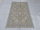 Antique Fabulous French Or Italian Hand Needle Work Linen Lace Table Cloth 