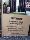 2 New Pier 1 Imports Brightman Linen Window Panels  84    X 54   