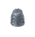 Vintage Nicholas Gish Pewter Pot Of Gold Rainbow Thimble  Signed - Rare