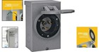 50-amp Nema 3r Watertight Power Inlet Box     Safe Outdoor Generator Connection