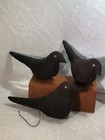 1995 Schneeman Folk Art 3 Black Birds