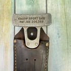 Knapp Sport Saw The Pioneer Co Boise Idaho Vintage Tool Leather Sheath 