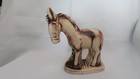  Ceramic Donkey  Figurine Made In Brazil 5  X 5  Excellent Condition 