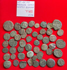 T162 Lot Of 50 Lower Grade Bronze  Ancient  Mostly Roman Coins