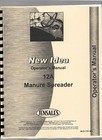 New Idea 12a Manure Spreader Owners Operators Manual Ground Driven