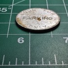 Vintage Good For Parking Only No Cash Value Aluminum Token Coin