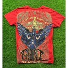 Vintage Christian Audigier Skull Graphic Tee Est 1958 La Y2k Ed Hardy Og Tattoos