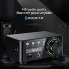 Hifi Stereo Bluetooth 5 0 Digital Power Amplifier Audio Receiver Usb 50w 50w Blk