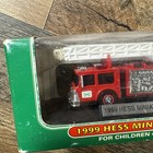 Hess Miniature 1999 Fire Truck     Lights Work     Brand New     Hess Truck Collection