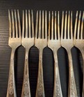 1919 Rogers Bros Ambassador Silverplate 7 5    Forks   Set Of 11