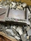Letterpress Lead Type 24 Pt  Bernard