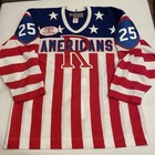 Game Worn Jordan Henry Rochester Americans Ahl Hockey Jersey Used Alternate 56
