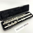 Yamaha Yfl-221 Student Flute Nickel Silver Plated Used W  Hard Case   Bag  b0200