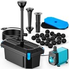 Pond Filter Pump Kit 660gph Outdoor Water Fountain Cleaner Koi Fish Healthy New