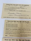 St  Louis City Real Estate Tax Cards 1930s 1940s Receipts Collector Set Of 11