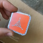New Triple Aught Design Tad Logo 1 5    Reflective Solas Sticker Decal - Orange