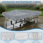 Outdoor Ping Pong Table Cover For 9x5 Ft Table   waterproof   Windproof Polyester