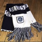 Carlton Blues Knit Scarf In Navy And White Australian Football League