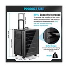 Miniatures Storage Case Miniatures Transport Case stackable Carrying Case Wit   