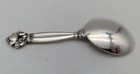 Georg Jensen Acorn Pattern Sterling Silver Sugar Spoon 4 1 8 