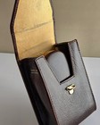 Vtg Mens Travel Grooming Kit Leather Case Comb Brush Made In England