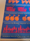 Concert Poster Vintage 17 x22  Wfmt Folk Festival 1986 Chicago 