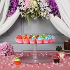 1 Tier 16  Acrylic Clear Cake Stand Wedding Birthday Cupcake Display Cake Tower