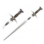 33  Fantasy Fixed Blade Double Headed Dragon Sword Collectible W  Letter Opener