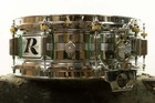Vintage Rogers 5x14 Big R  green Felt  Dynasonic Snare Drum